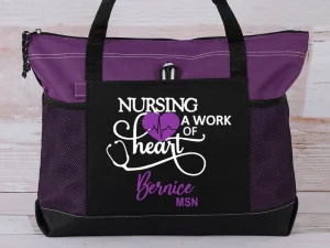Tote Bag for Nurse/custom Nurse Tote Bag/nurse Canvas Tote